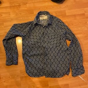 Rogue territory Aztec blue BM shirt medium